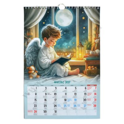 KALENDARZ DLA DZIECI 2027 - format 22,5 cm x 33 cm - 58807