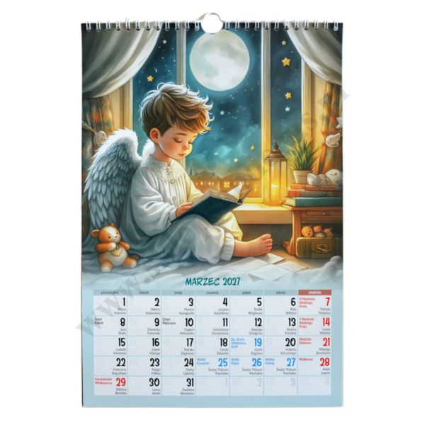 KALENDARZ DLA DZIECI 2027 - format 22,5 cm x 33 cm - 58807