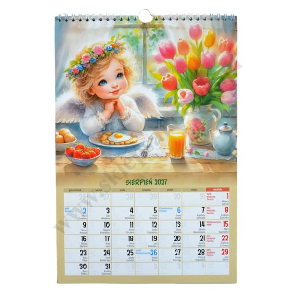 KALENDARZ DLA DZIECI 2027 - format 22,5 cm x 33 cm - 58807