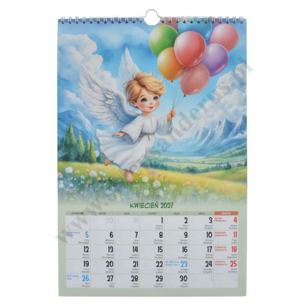 KALENDARZ DLA DZIECI 2027 - format 22,5 cm x 33 cm - 3109