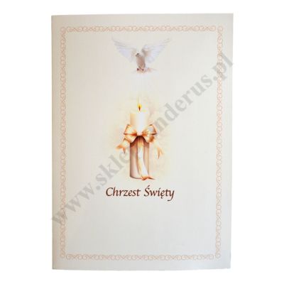 TECZKA CHRZEST ŚWIĘTY - format 16 x 22.5 cm - 79623