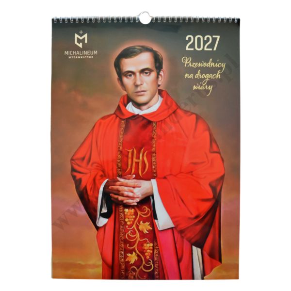 ŚWIĘCI I BŁOGOSŁAWIENI KALENDARZ 2027 - format 29,5 x 40,5 cm - 71051