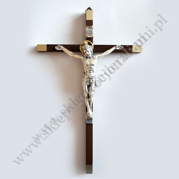 KRZYŻ NA ŚCIANĘ - wys. 36 cm - 4189