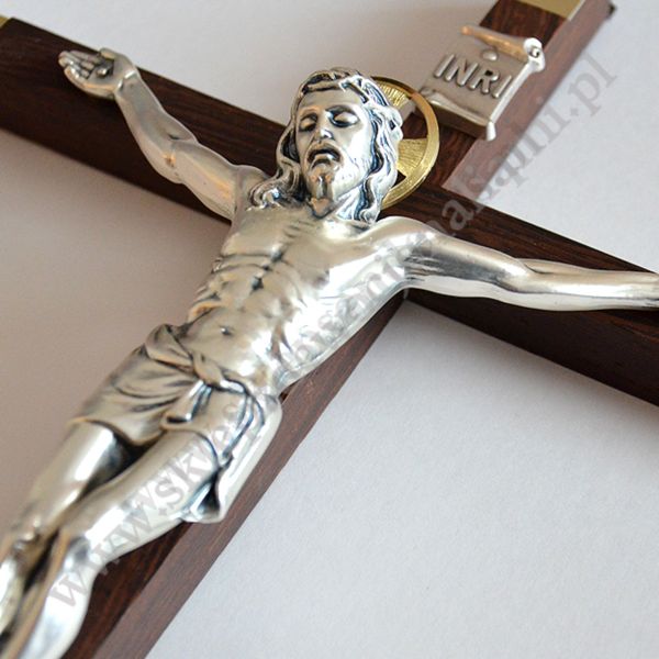 KRZYŻ NA ŚCIANĘ - wys. 36 cm - 4189