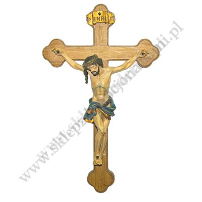 KRZYŻ DREWNIANY - wys. 18 cm - 8004