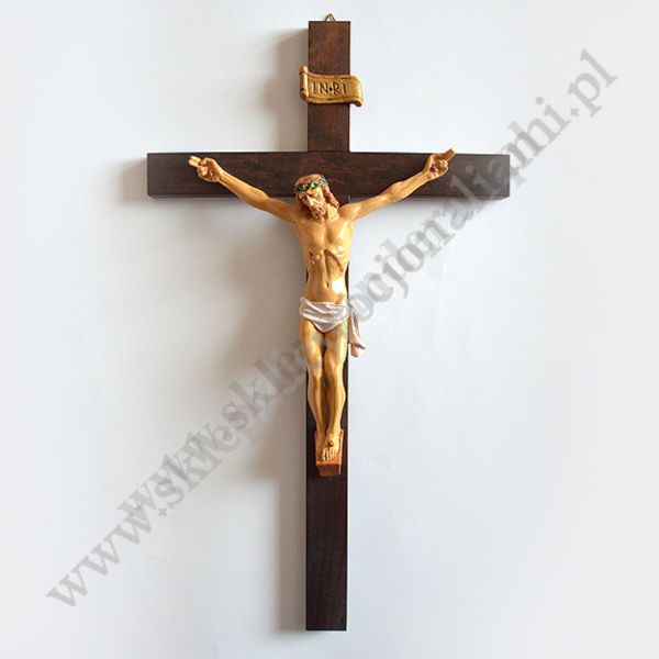 KRZYŻ DREWNIANY - wys. 37.5 cm - 2253
