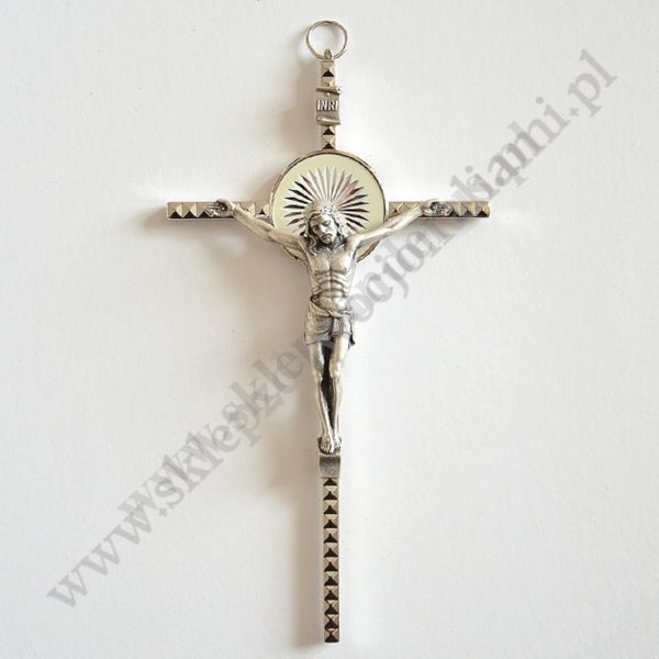 KRZYŻ METALOWY - wys. 16 cm - 68818
