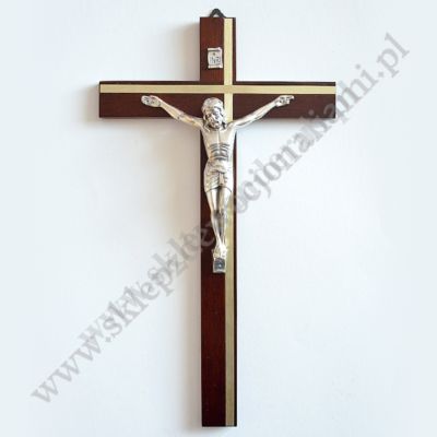 KRZYŻ DREWNIANY - wys.30 cm - 9474