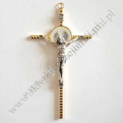 KRZYŻ METALOWY - wys. 16 cm - 68819