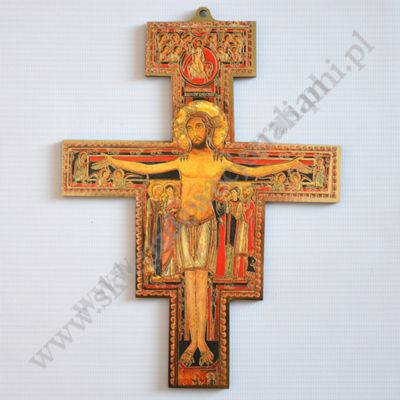 KRZYŻ ŚWIĘTEGO FRANCISZKA - wys.21 cm - 8321
