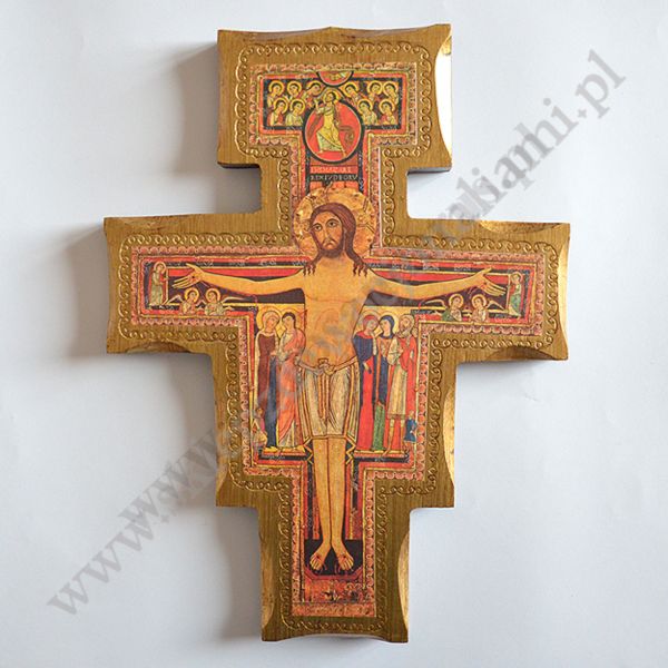 KRZYŻ ŚWIĘTEGO FRANCISZKA - wys.43 cm - 4188