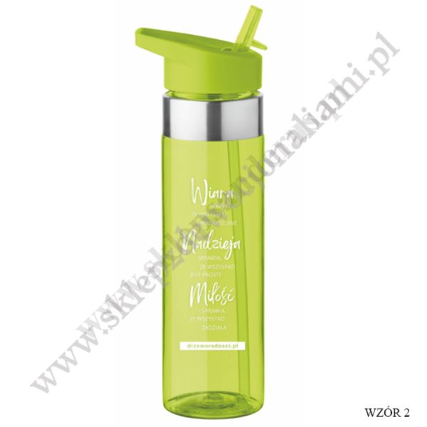 BIDON ZE SŁOMKĄ - dwa wzory - 80133