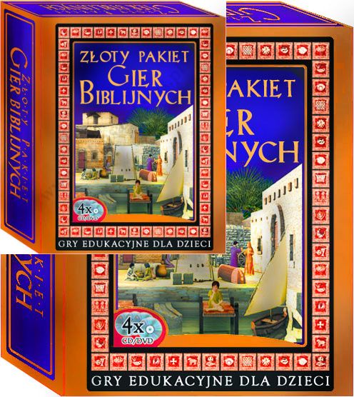 ZŁOTY PAKIET GIER BIBLIJNYCH - 4 CD/DVD - 50730