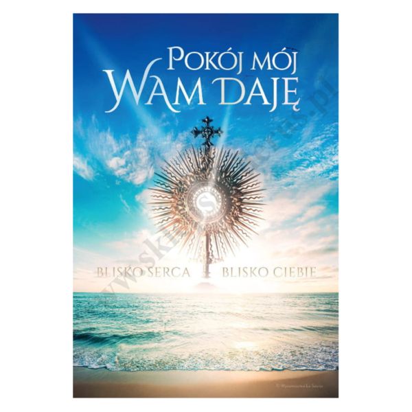 PLAKAT - POKÓJ MÓJ WAM DAJĘ - format 33 x 48 cm - 78391