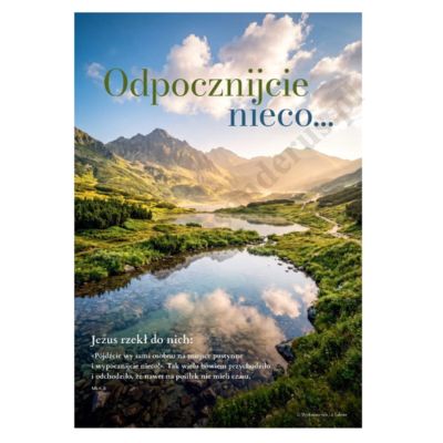 PLAKAT - ODPOCZNIJNCIE NIECO... - format 33 x 48 cm - 84423