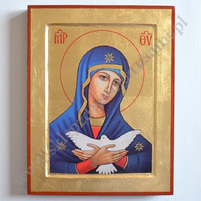 MATKA BOŻA NIOSĄCA DUCHA ŚWIĘTEGO - ikona 24 x 31 cm - 69023