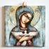 MATKA BOŻA NIOSĄCA DUCHA - obrazek na ceramice 15 x 15 cm - 58958