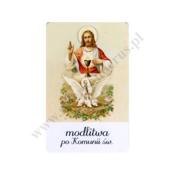 MODLITWA PO KOMUNII ŚWIĘTEJ - biznes karta - 74805