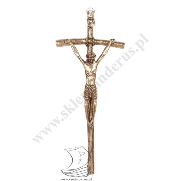 KRZYŻ PAPIESKI WISZĄCY - wys. 27 cm - 6565