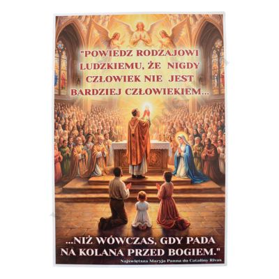 PLAKAT - POWIEDZ RODZAJOWI LUDZKIEMU... - format 33 x 48 cm - 4619