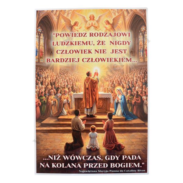 PLAKAT - POWIEDZ RODZAJOWI LUDZKIEMU... - format 33 x 48 cm - 4619