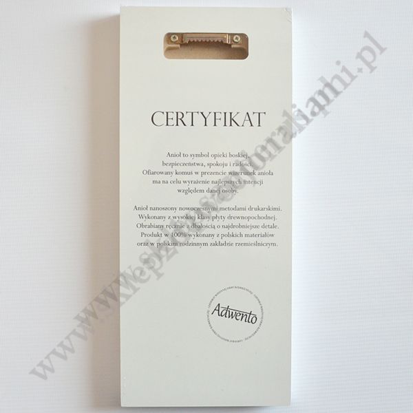 ANIOŁ - obraz 13.5 x 31.5 cm - 87419