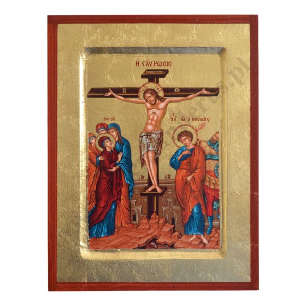 UKRZYŻOWANIE PANA JEZUSA - ikona 18 x 23.5 cm - 85282