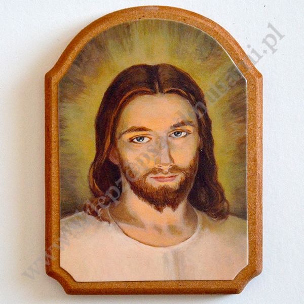 OBRAZEK PANA JEZUSA NA DESCE - 7.5 x 10 cm - 50455