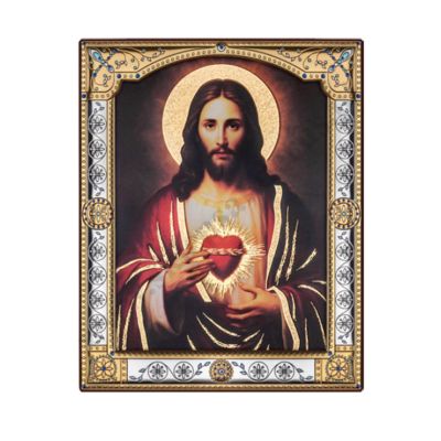 SERCE PANA JEZUSA - obrazek 17 x 21 cm - CU006/2