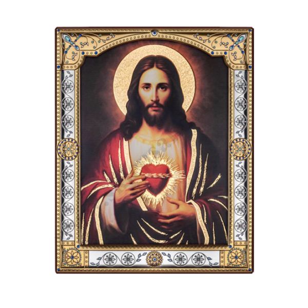 SERCE PANA JEZUSA - obrazek 17 x 21 cm - CU006/2