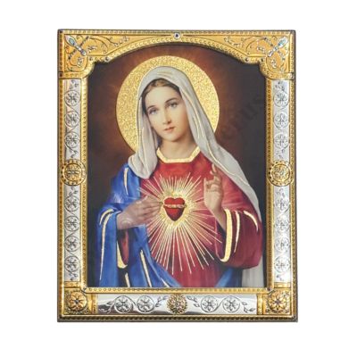 SERCE MATKI BOŻEJ - obrazek 17 x 21 cm - CU013/2