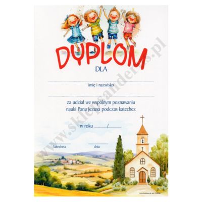 DYPLOM PRZEDSZKOLNY - 50589