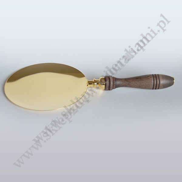 PATENA Z RĄCZKĄ DREWNIANĄ - 0560