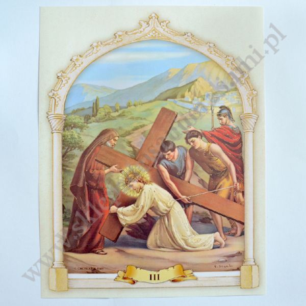 STACJE DROGI KRZYŻOWEJ - komplet 34 x 44 cm - 2889