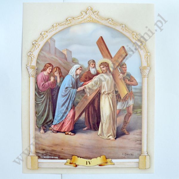 STACJE DROGI KRZYŻOWEJ - komplet 34 x 44 cm - 2889