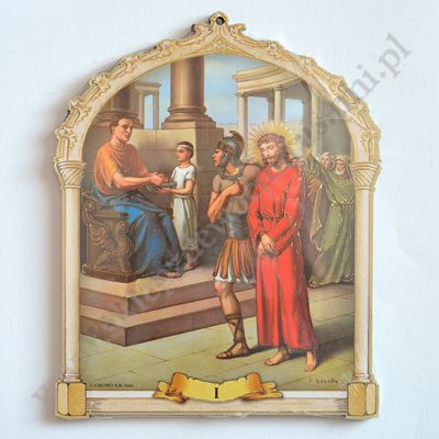 STACJE DROGI KRZYŻOWEJ - komplet 20 x 25 cm - 8180