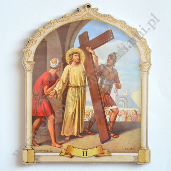 STACJE DROGI KRZYŻOWEJ - komplet 20 x 25 cm - 8180