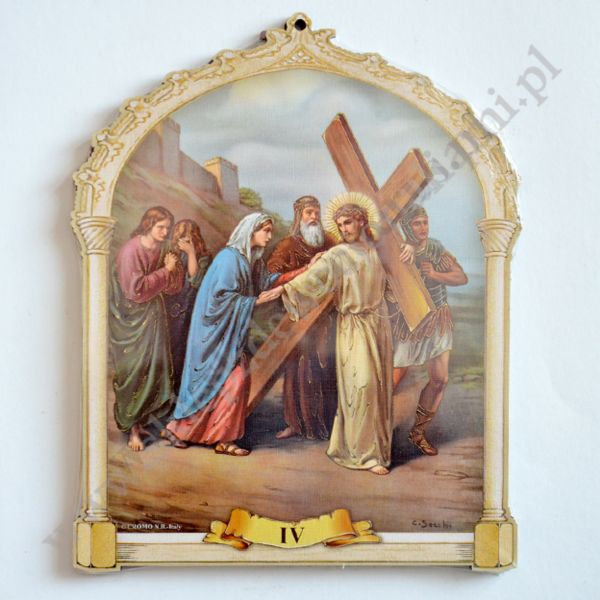 STACJE DROGI KRZYŻOWEJ - komplet 20 x 25 cm - 8180