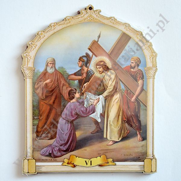 STACJE DROGI KRZYŻOWEJ - komplet 20 x 25 cm - 8180