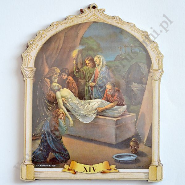 STACJE DROGI KRZYŻOWEJ - komplet 20 x 25 cm - 8180