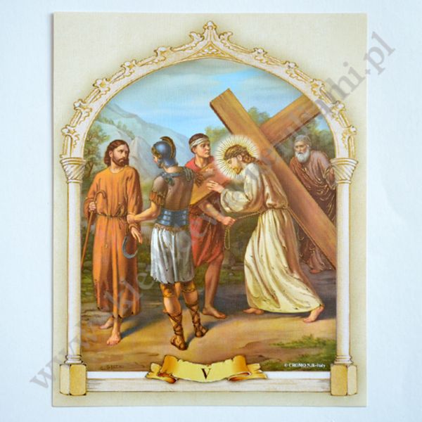 STACJE DROGI KRZYŻOWEJ - komplet 20 x 25 cm - 9436