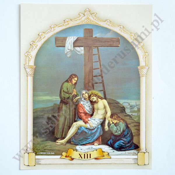 STACJE DROGI KRZYŻOWEJ - komplet 20 x 25 cm - 9436
