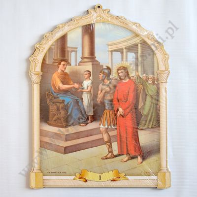 STACJE DROGI KRZYŻOWEJ - komplet 32 x 42 cm- 0317