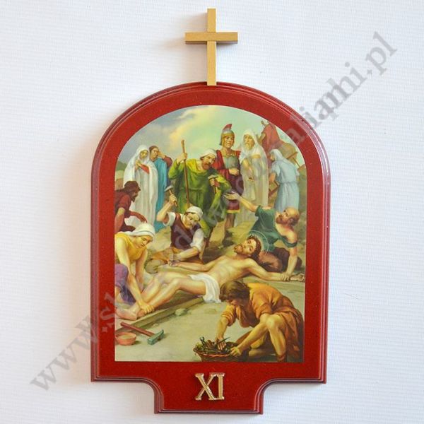 STACJE DROGI KRZYŻOWEJ - wys.39 cm - KOMPLET - 88638