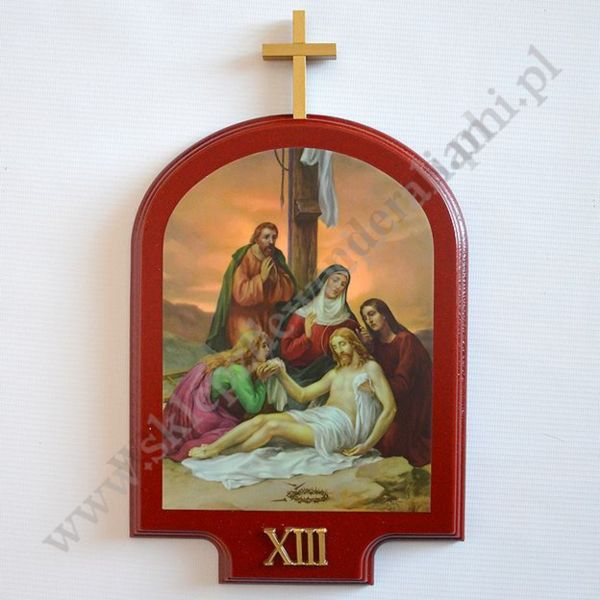 STACJE DROGI KRZYŻOWEJ - wys.39 cm - KOMPLET - 88638