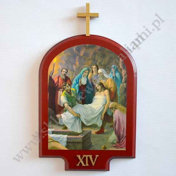 STACJE DROGI KRZYŻOWEJ - wys.39 cm - KOMPLET - 88638