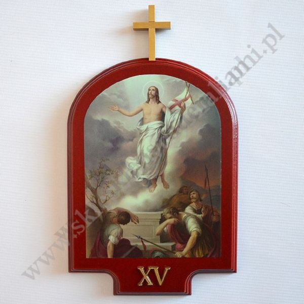 STACJE DROGI KRZYŻOWEJ - wys.39 cm - KOMPLET - 88638