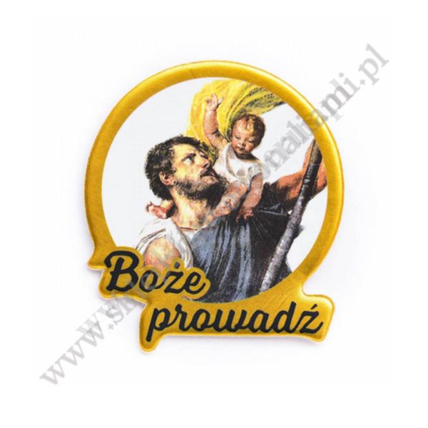 PLAKIETKA ZE ŚW.KRZYSZTOFEM - mix wzorów - 68033