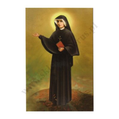 ŚWIĘTA FAUSTYNA - obrazek 6.5 x 10 cm - paczka 100 szt. - 38795