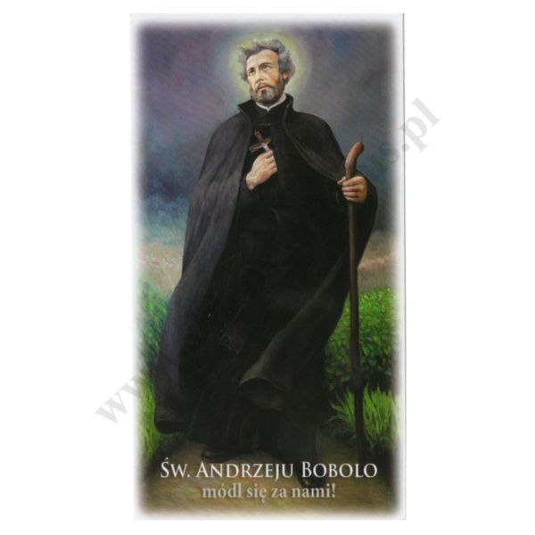 ŚWIĘTY ANDRZEJ BOBOLA - obrazek 7 x 13 cm - paczka 100 szt. - 87836